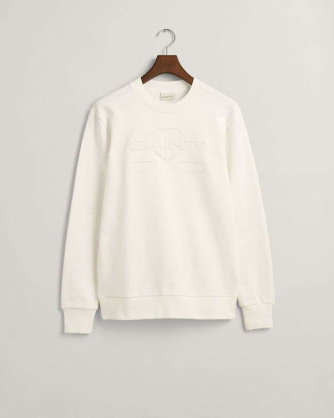 Tonal Shield Crew Neck Sweatshirt
