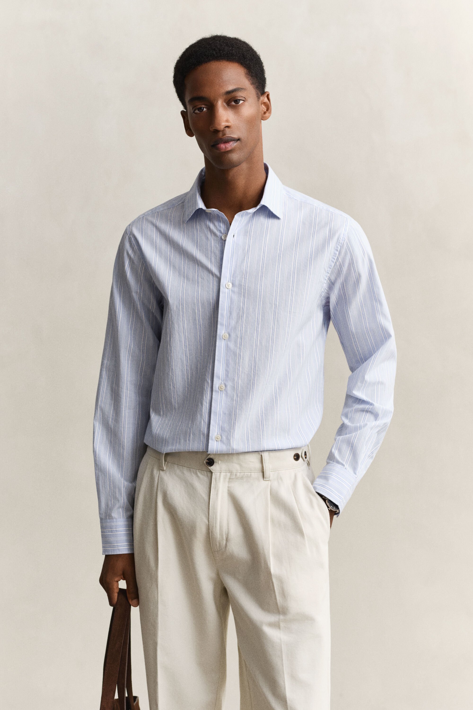 Regular Fit Dobby Striped Shirt