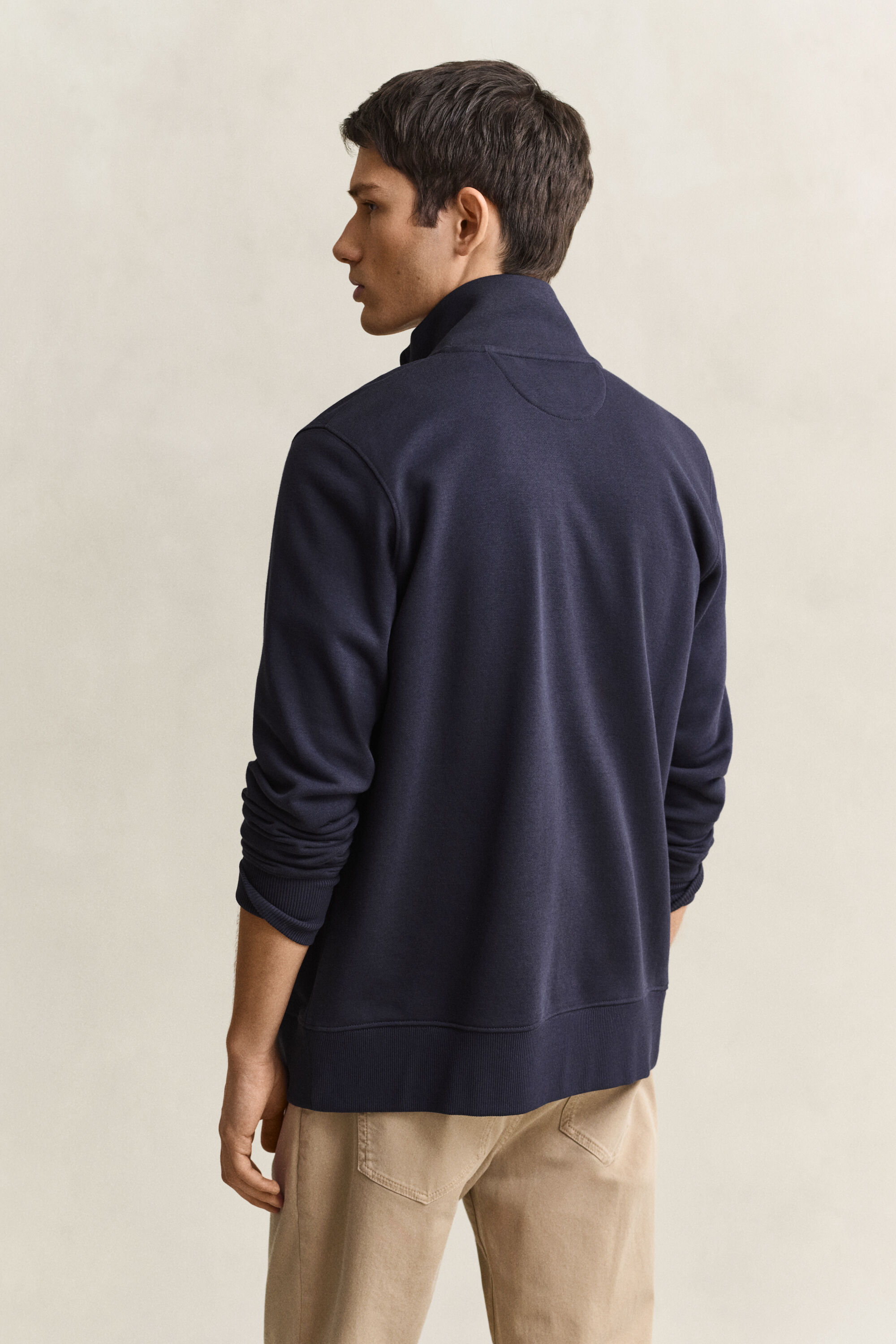 Shield Zip Sweatshirt — EVENING BLUE