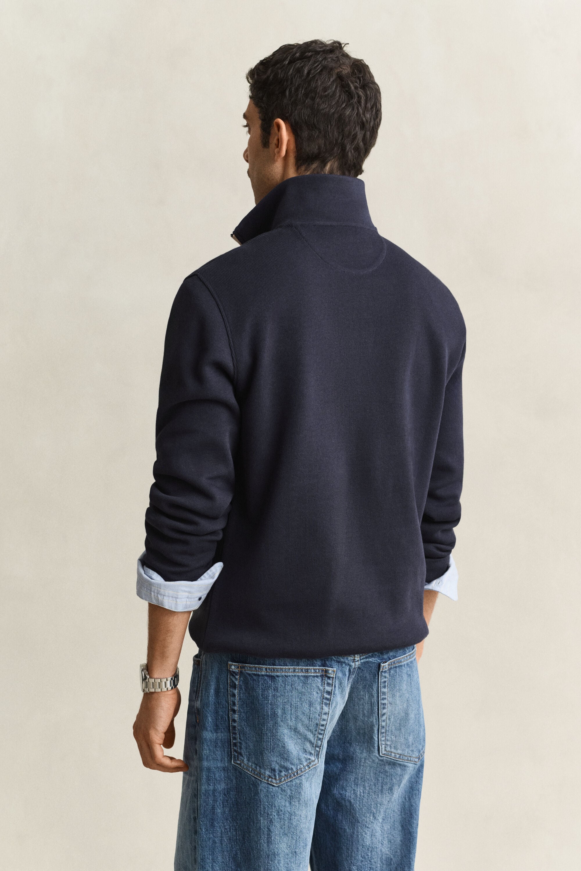 Sacker Rib Half-Zip Sweatshirt