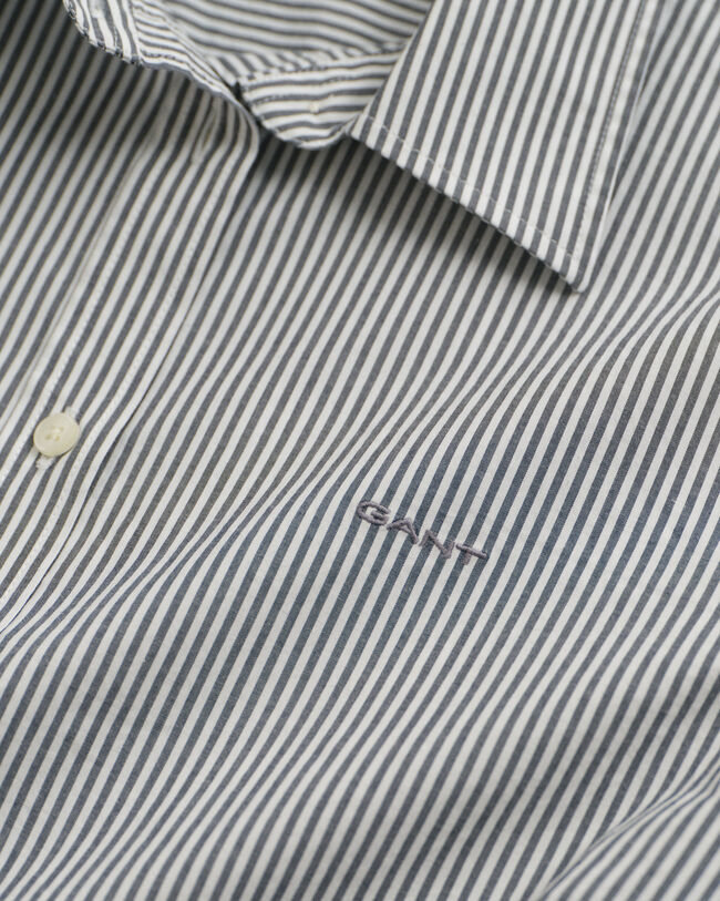 Slim Fit Striped Poplin Shirt
