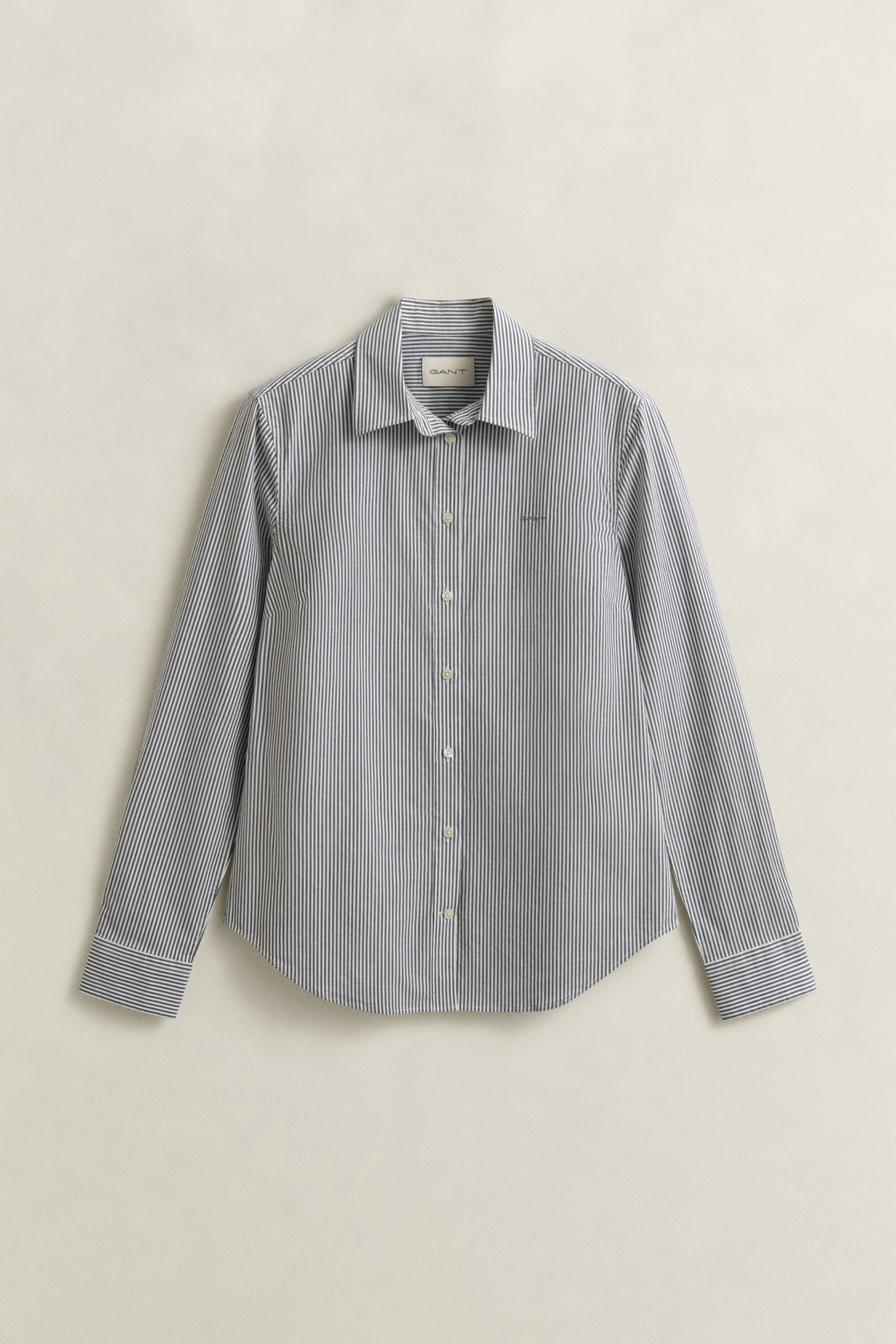 Slim Fit Striped Poplin Shirt