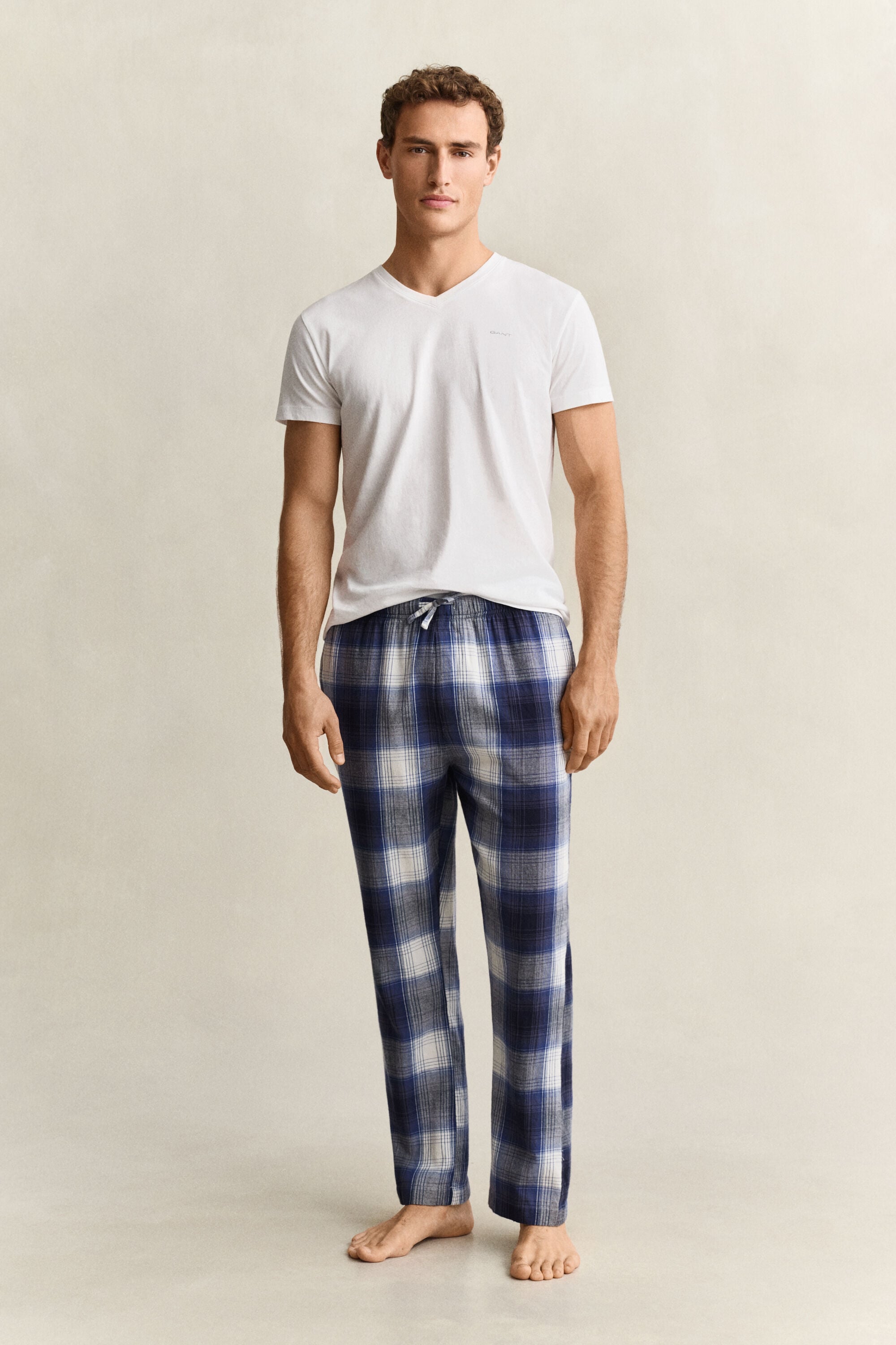 Checked Flannel Pajama Pants