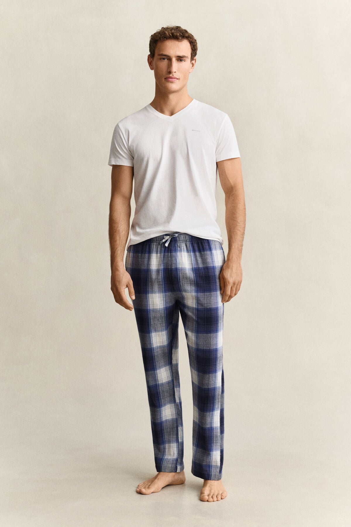 Checked Flannel Pajama Pants — MARINE