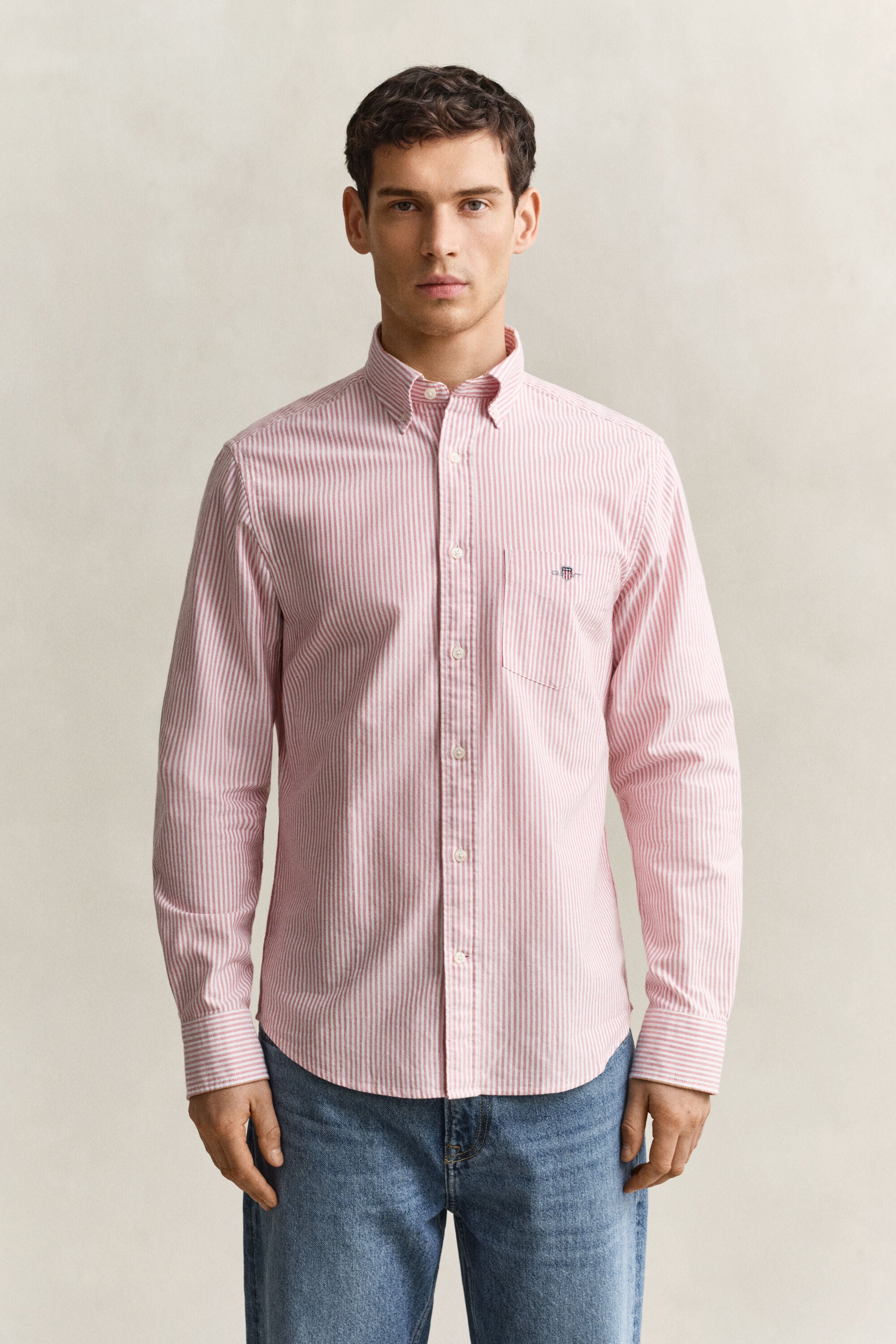 Banker Stripe Classic Oxford Shirt