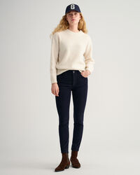 Farla Slim Fit Cropped Corduroy Jeans