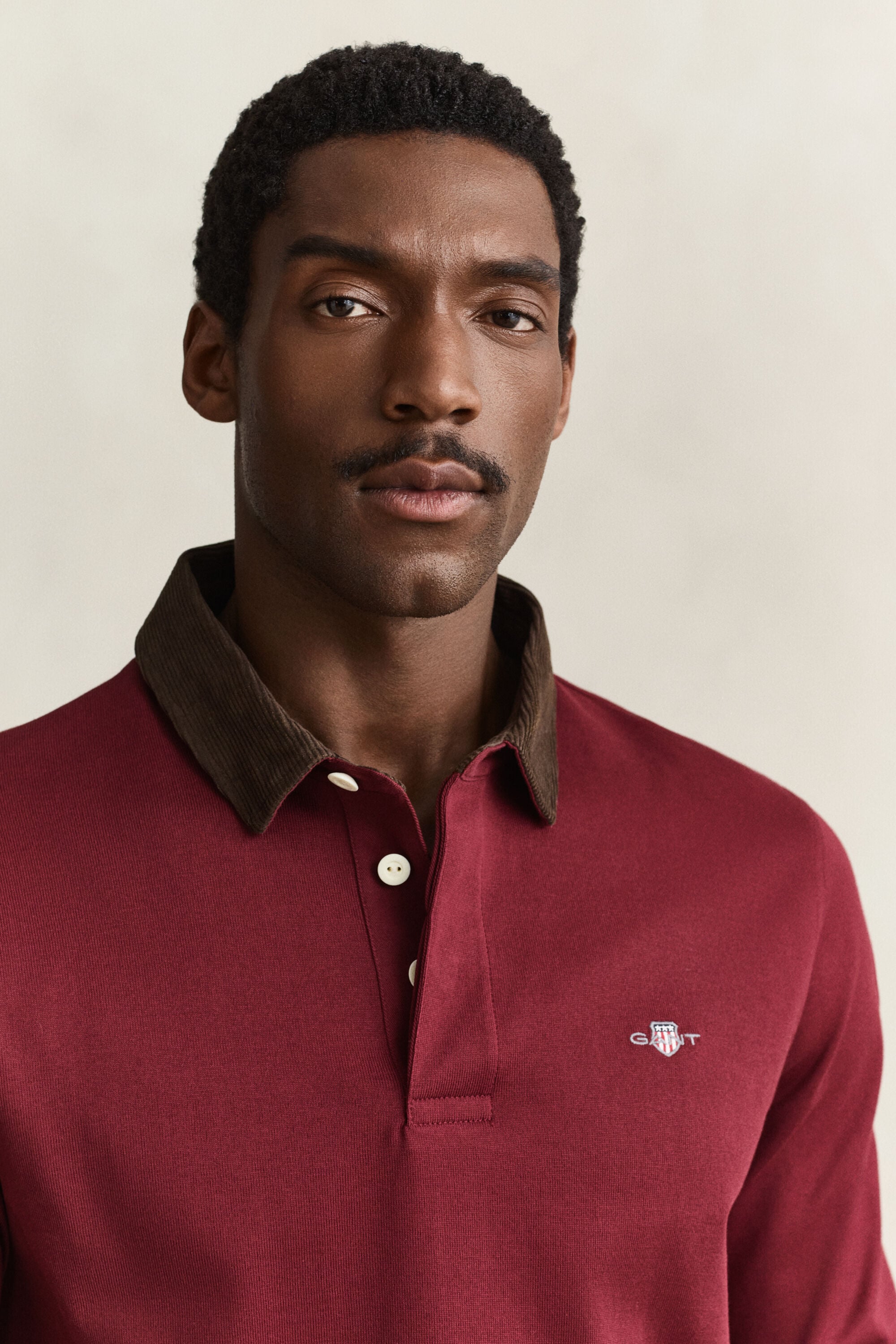 Corduroy Collar Rugger
