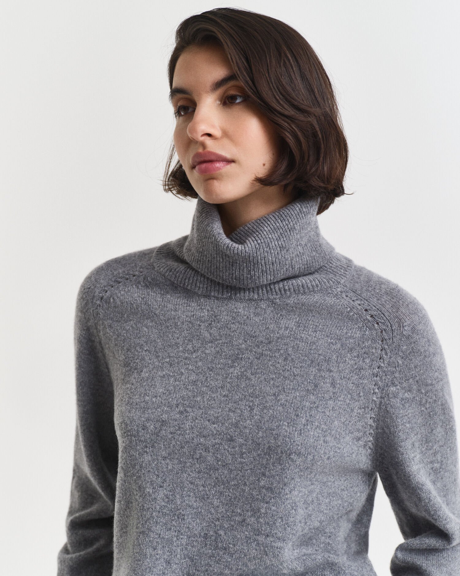 Soft Wool Cashmere Blend Turtleneck Sweater
