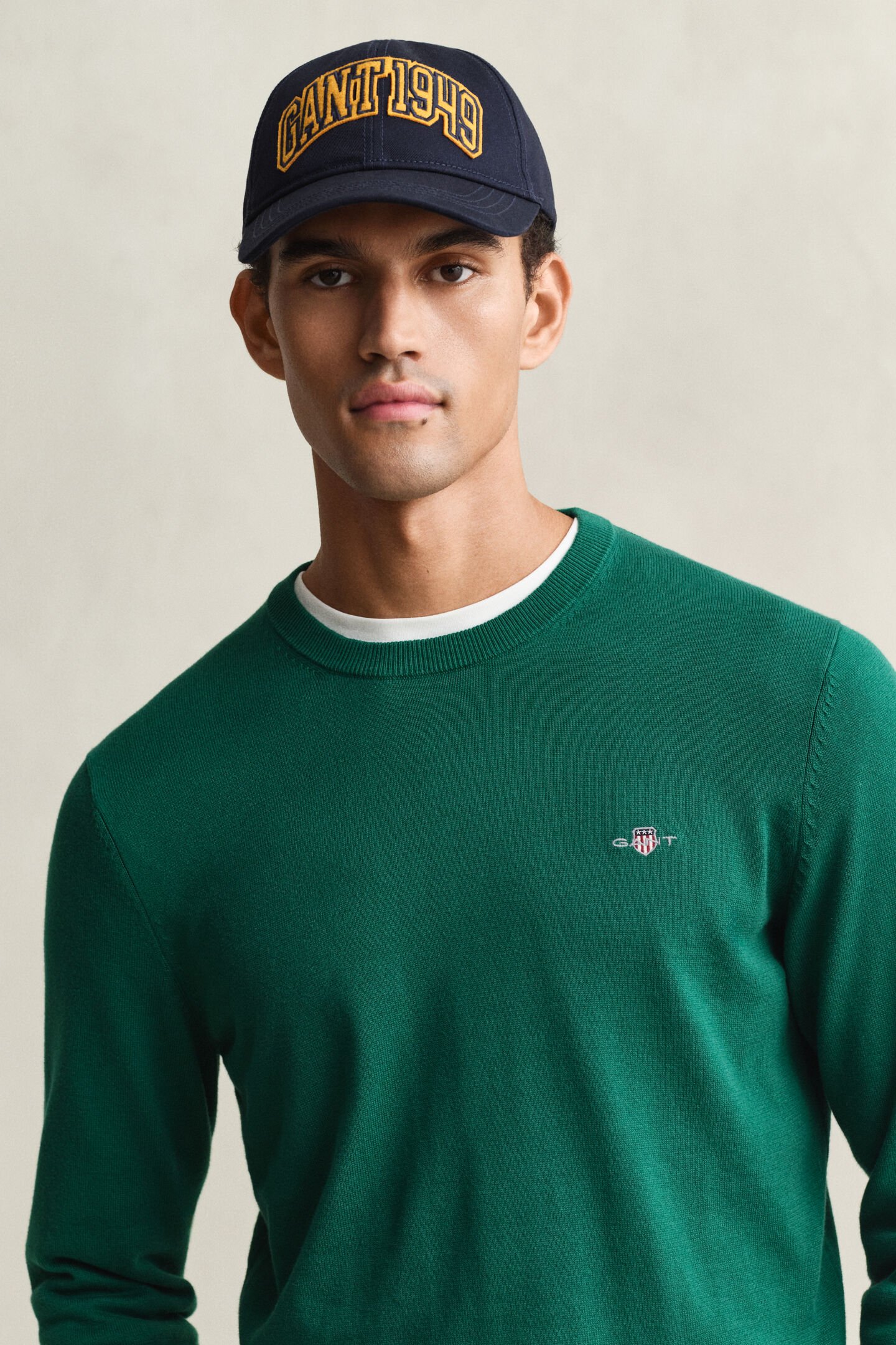 Cotton Crew Neck Sweater