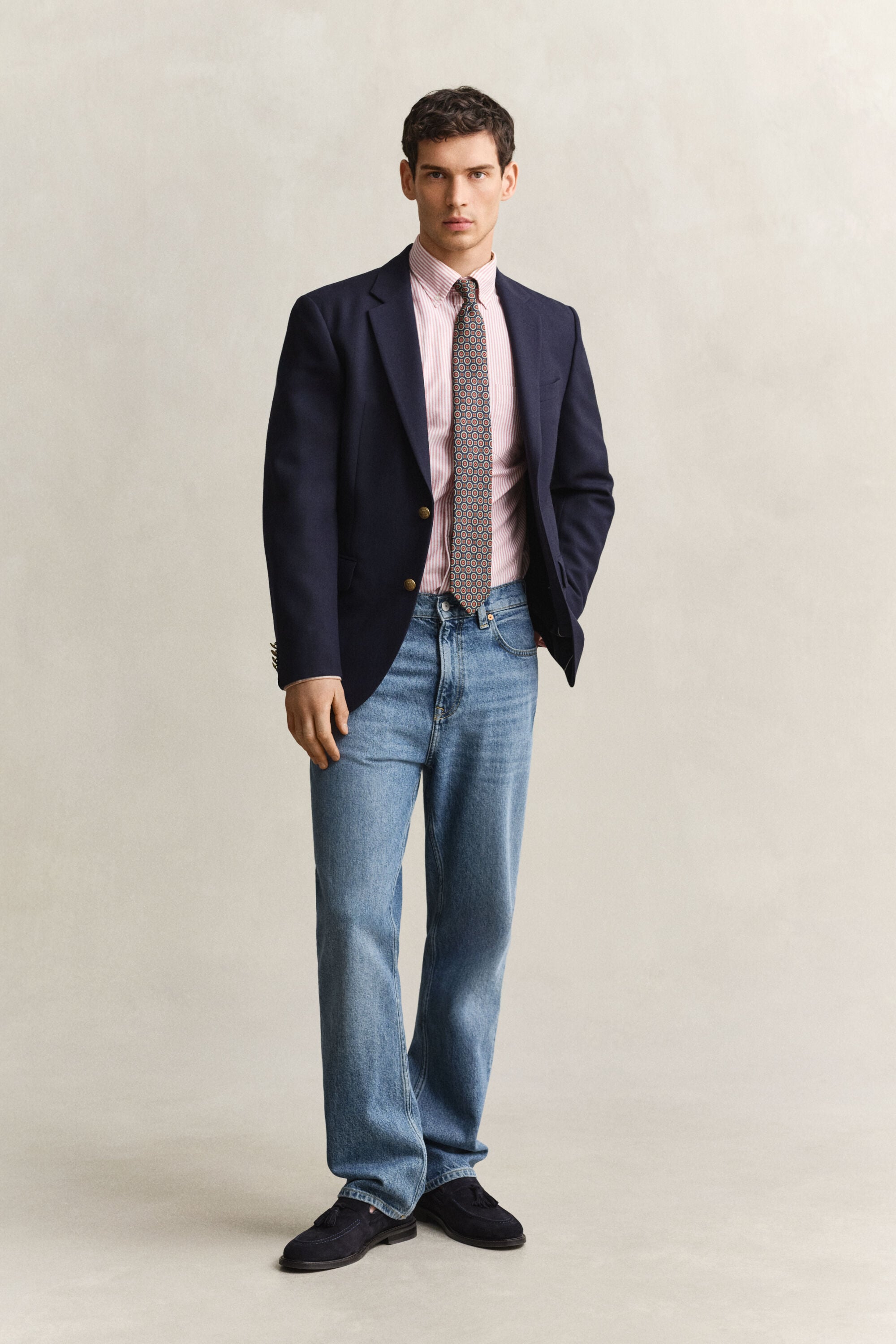 Banker Stripe Classic Oxford Shirt