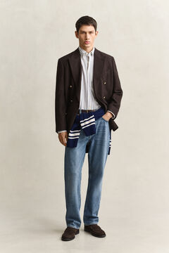 Wool Club Blazer — BLACK BROWN 9