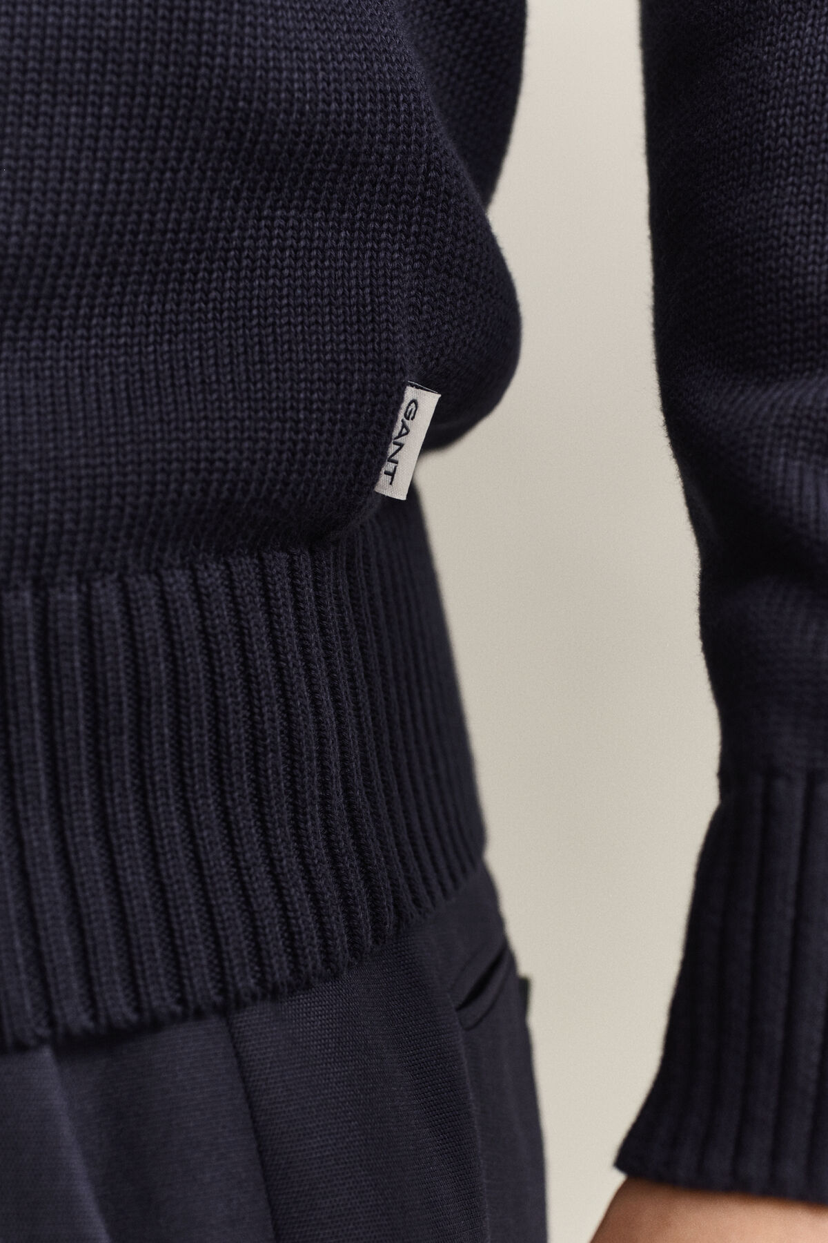 Supima Cotton Sweater — EVENING BLUE