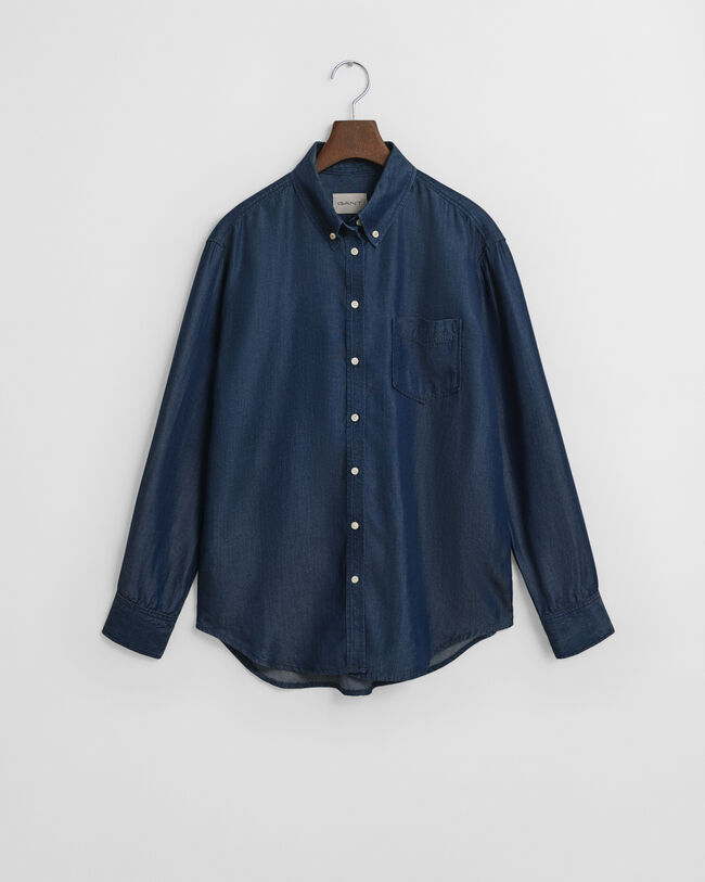 Relaxed Fit Indigo Shirt
