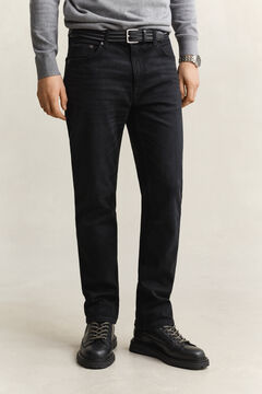 Regular Jeans — BLACK BROKEN IN 5