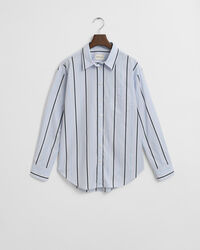 Relaxed Fit Classic Striped Poplin Shirt