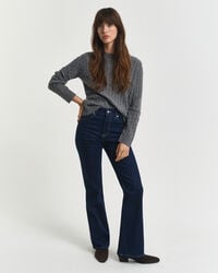 Slim Fit Flared Jeans