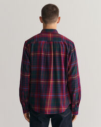 Regular Fit Plaid Flannel Checked Shirt