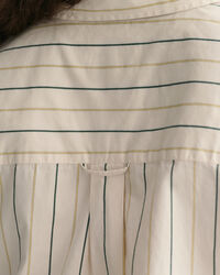 Oversized Striped Compact Poplin Shirt