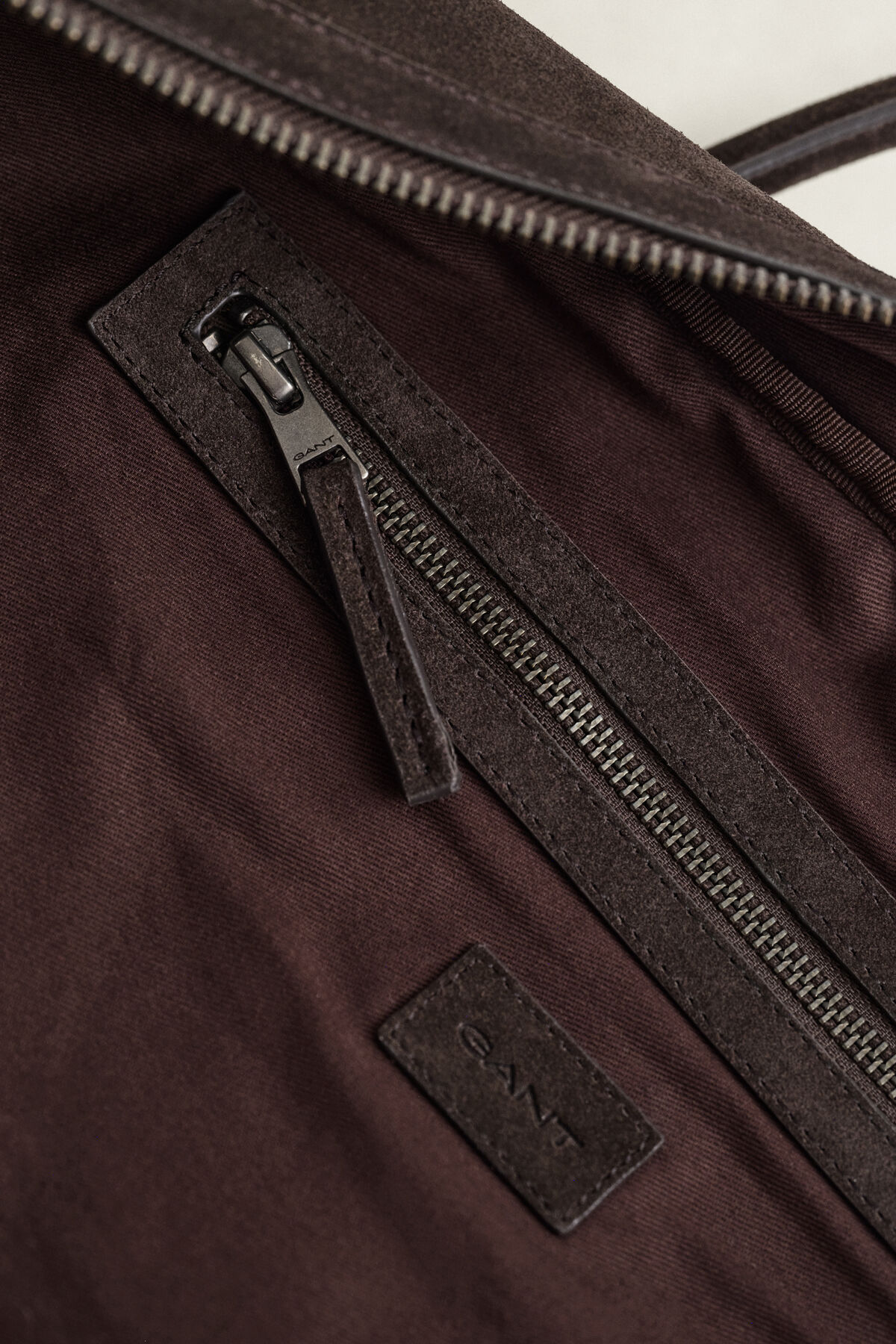 Suede Duffel Bag — RICH BROWN