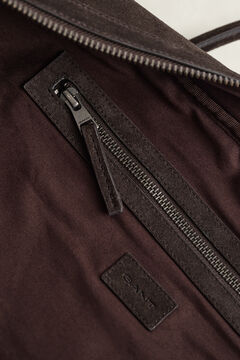 Suede Duffel Bag — RICH BROWN 3