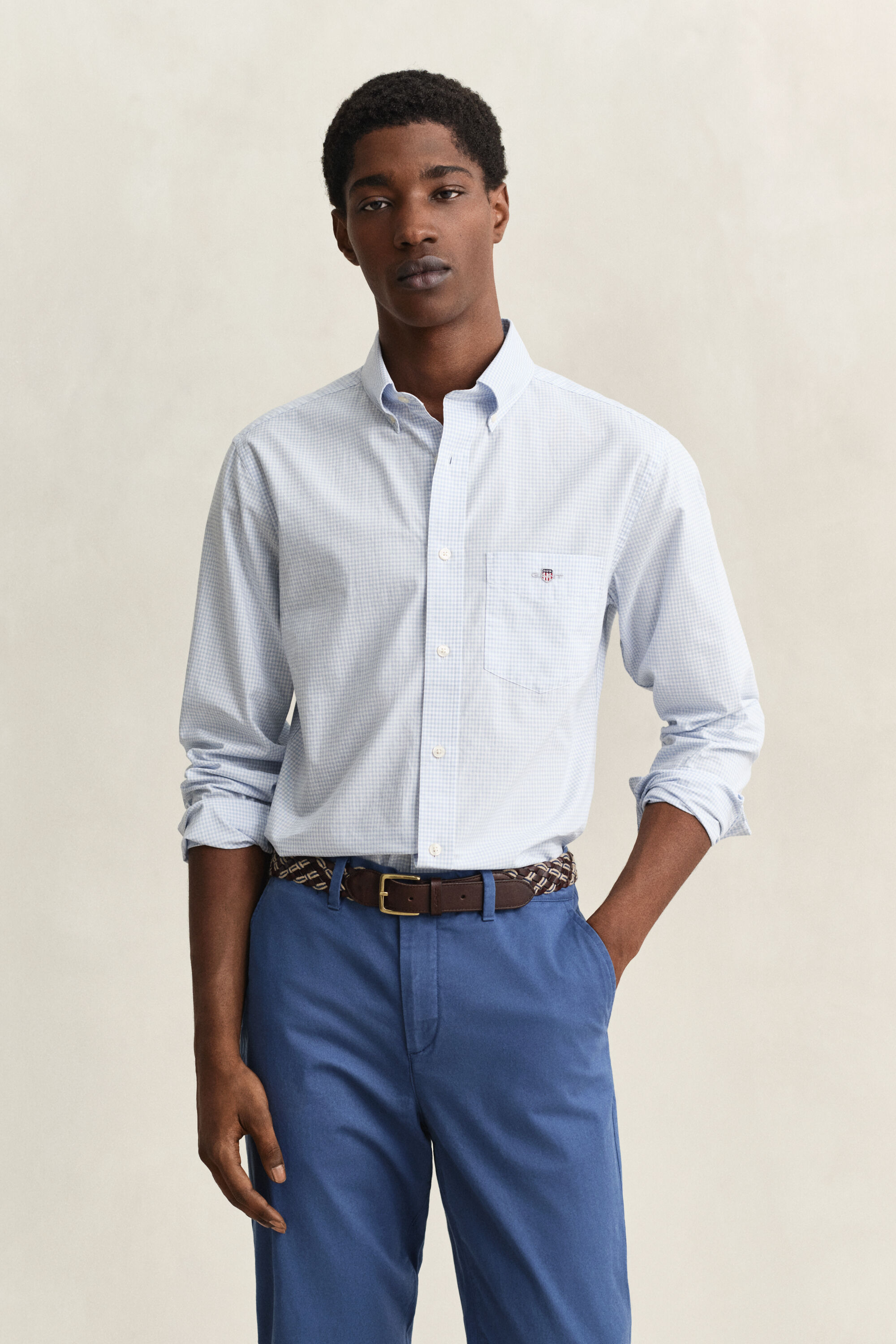 Gingham Classic Poplin Shirt