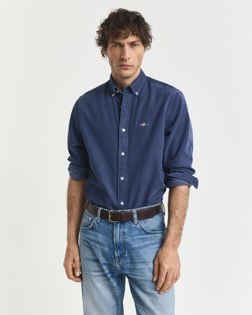 Regular Fit Cotton Corduroy Shirt