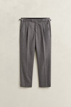 Cashmere Suit Pants — DUSKY ANTHRACITE 1