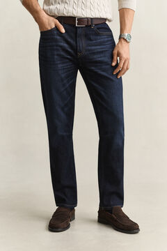 Regular Jeans — DARK BLUE BROKEN IN 4