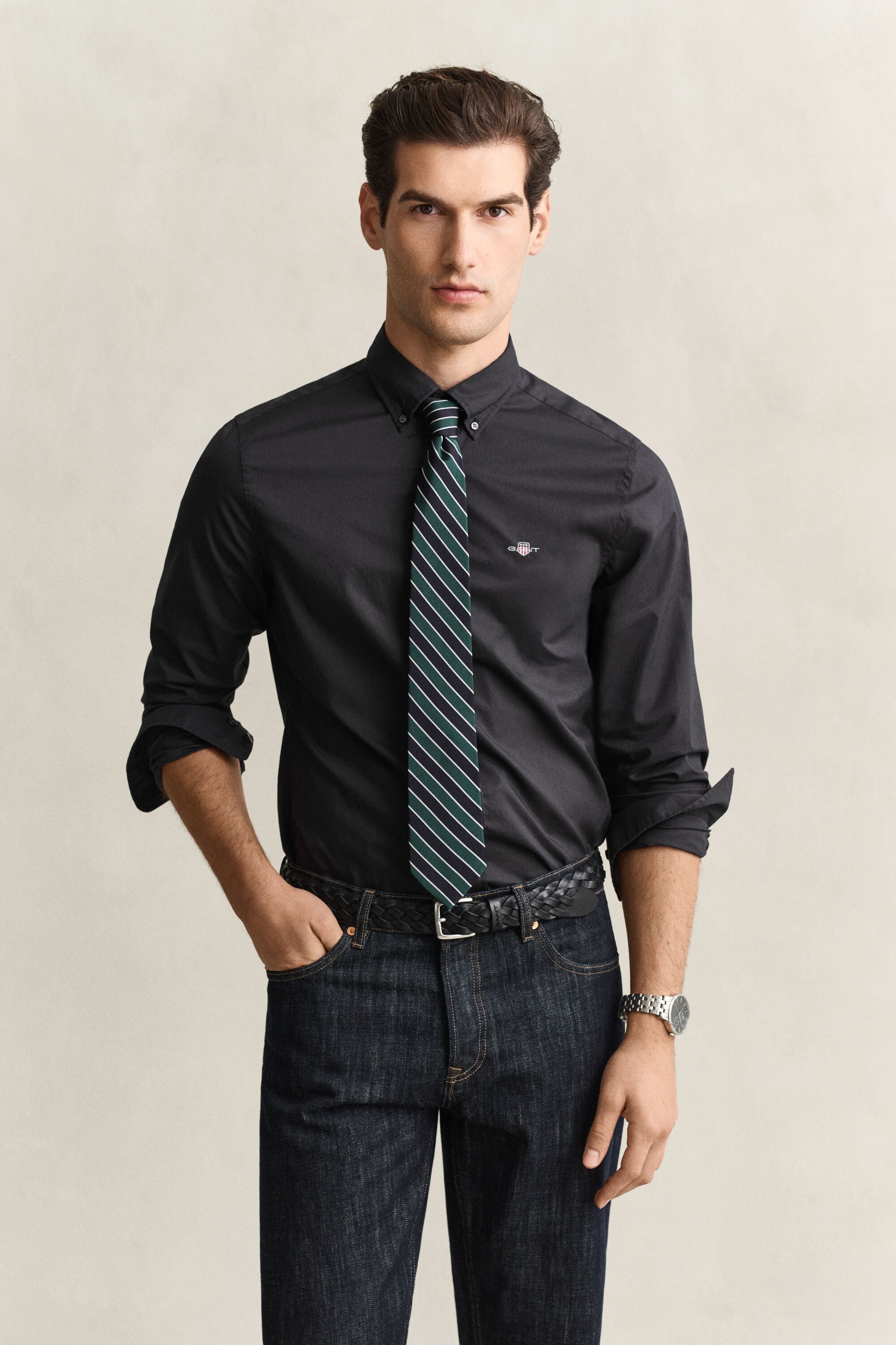 Classic Slim Poplin Shirt