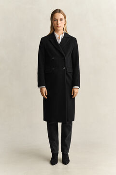 Wool Cashmere Blend Coat — BLACK 7