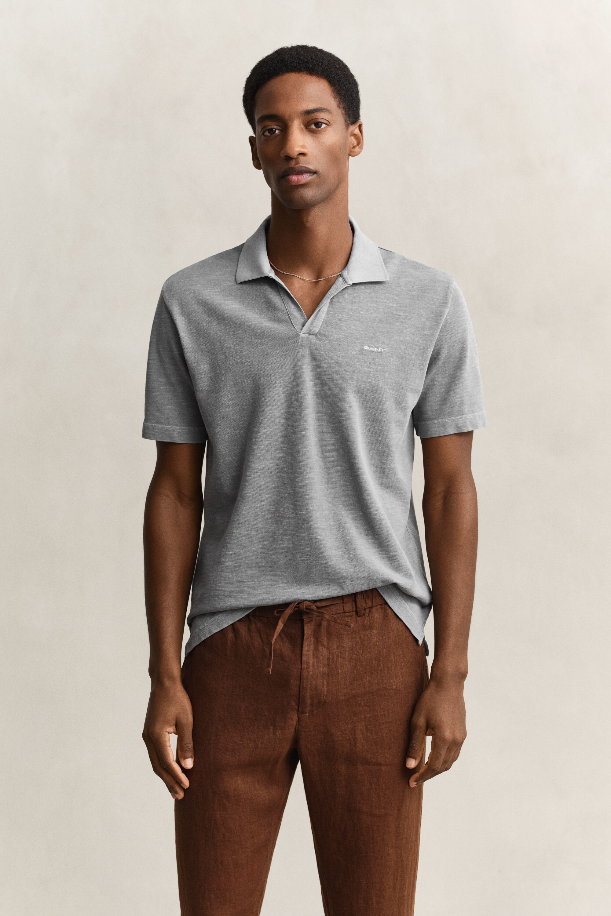 Washed Polo Shirt