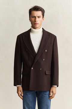 Wool Suit Jacket — SHADOW BROWN 7