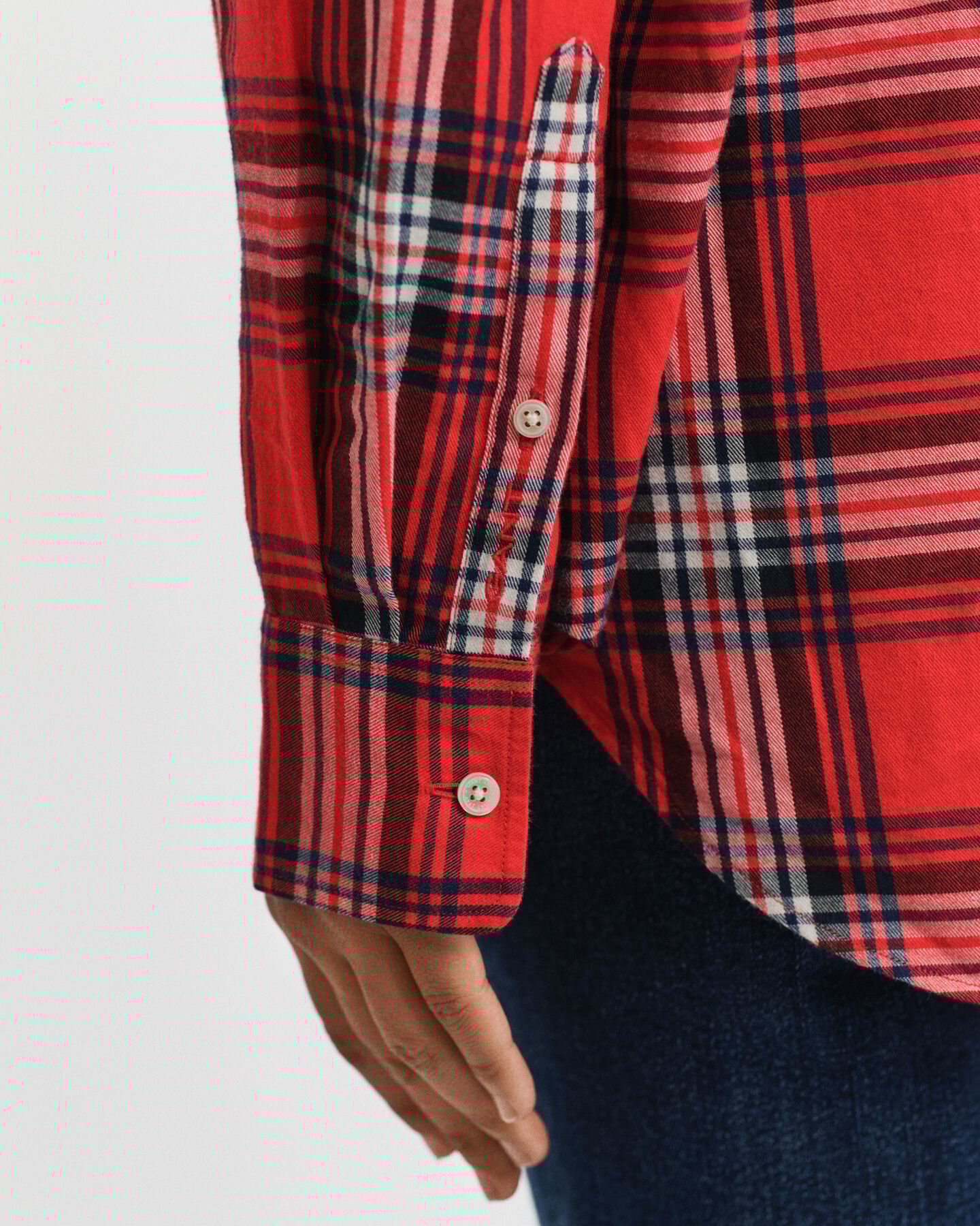 Relaxed Fit Checked Flannel Shirt