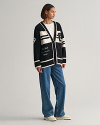 GANT Varsity V-Neck Cardigan