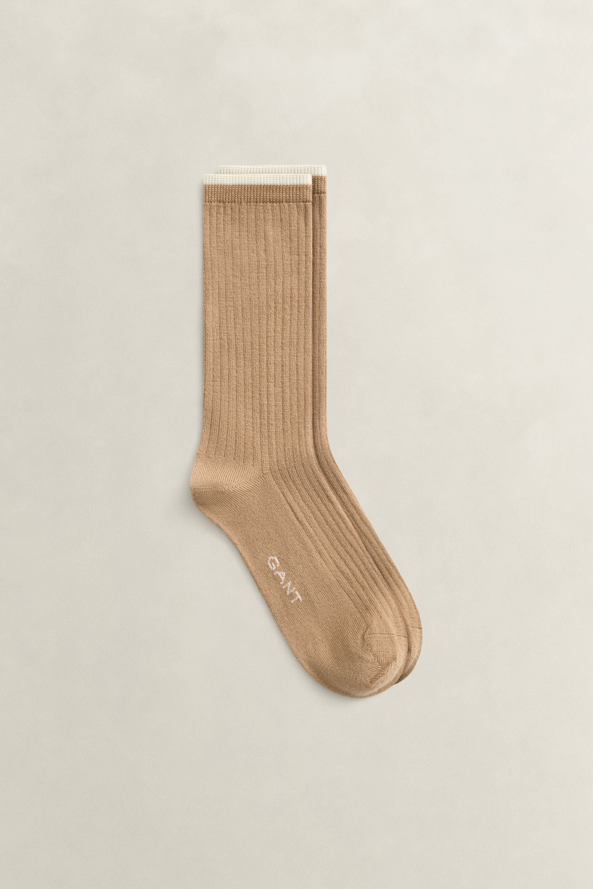 Merino Wool Blend Socks — WARM KHAKI