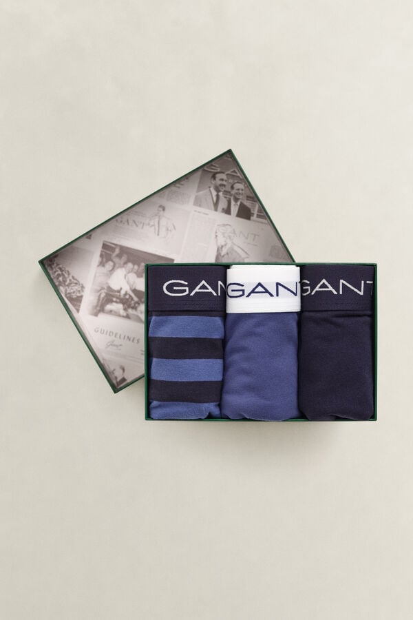 3-Pack Striped Trunks Gift Box — VINTAGE BLUE