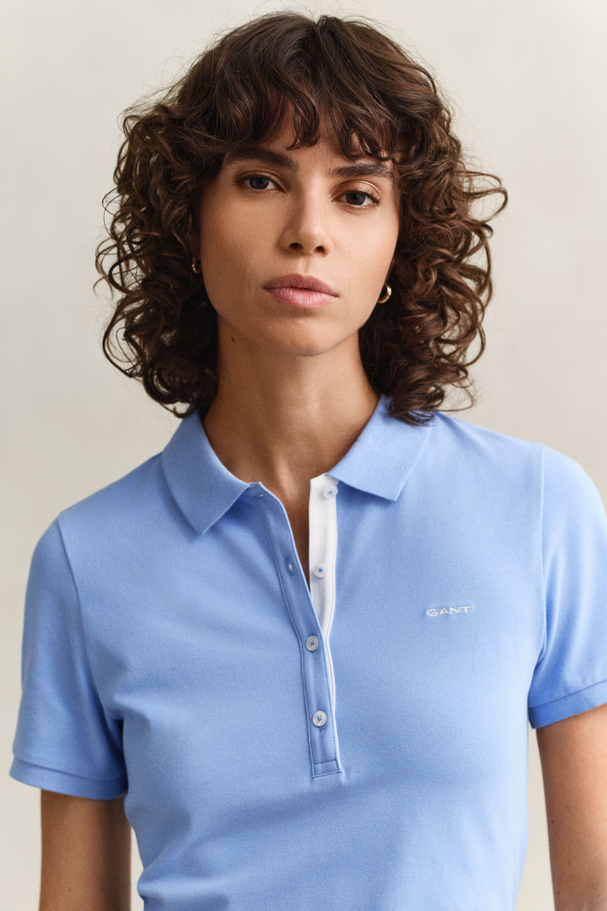 Contrast Piqué Polo Shirt