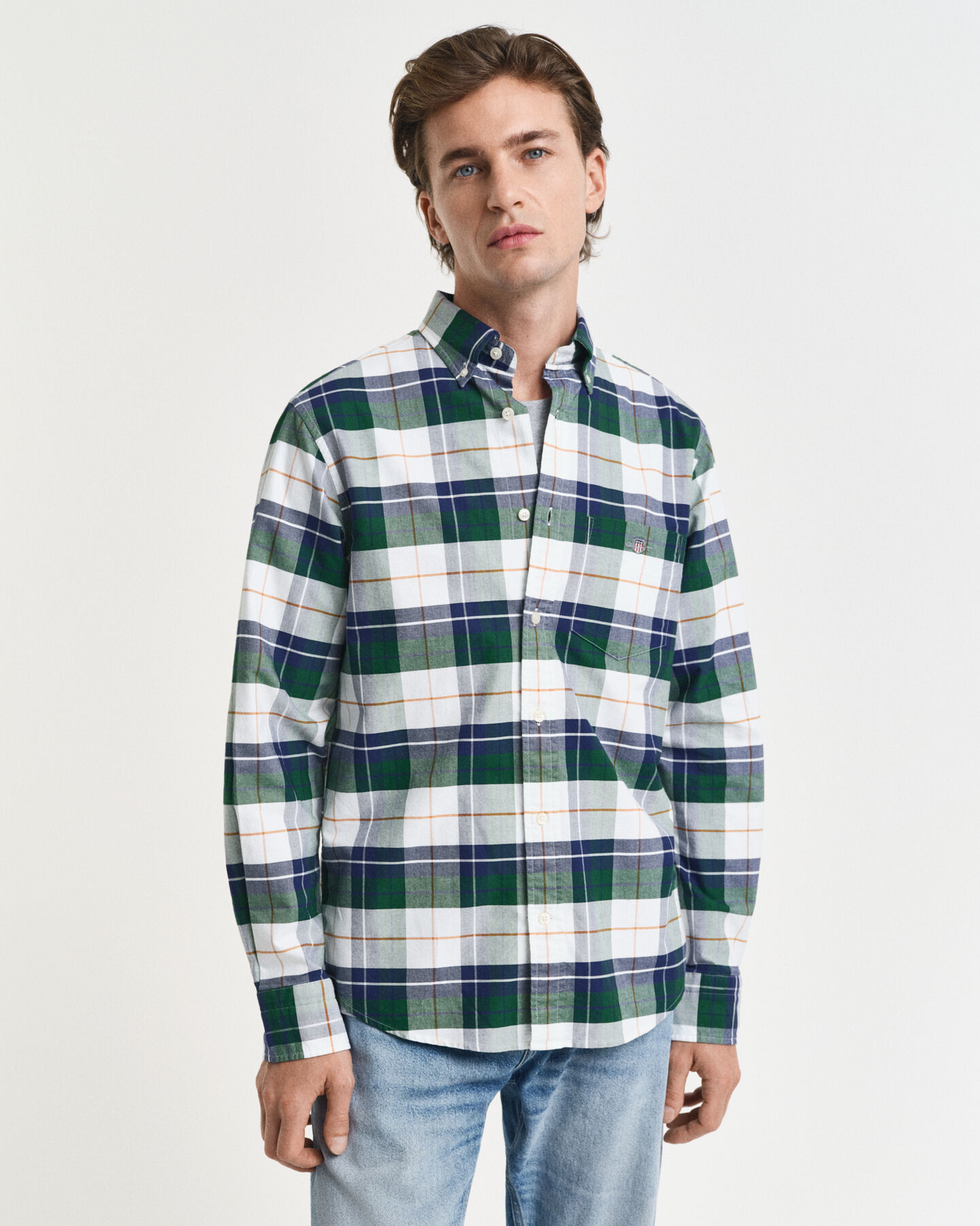 Regular Fit Checked Classic Oxford Shirt