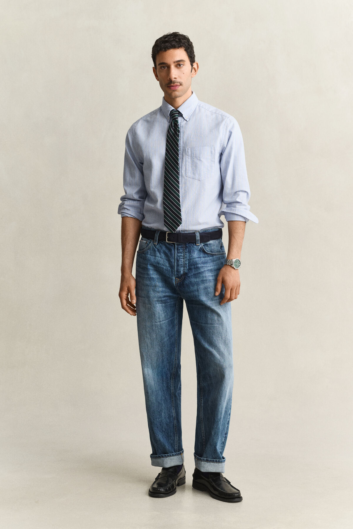 Archive Wash Jeans — DARK BLUE BROKEN IN