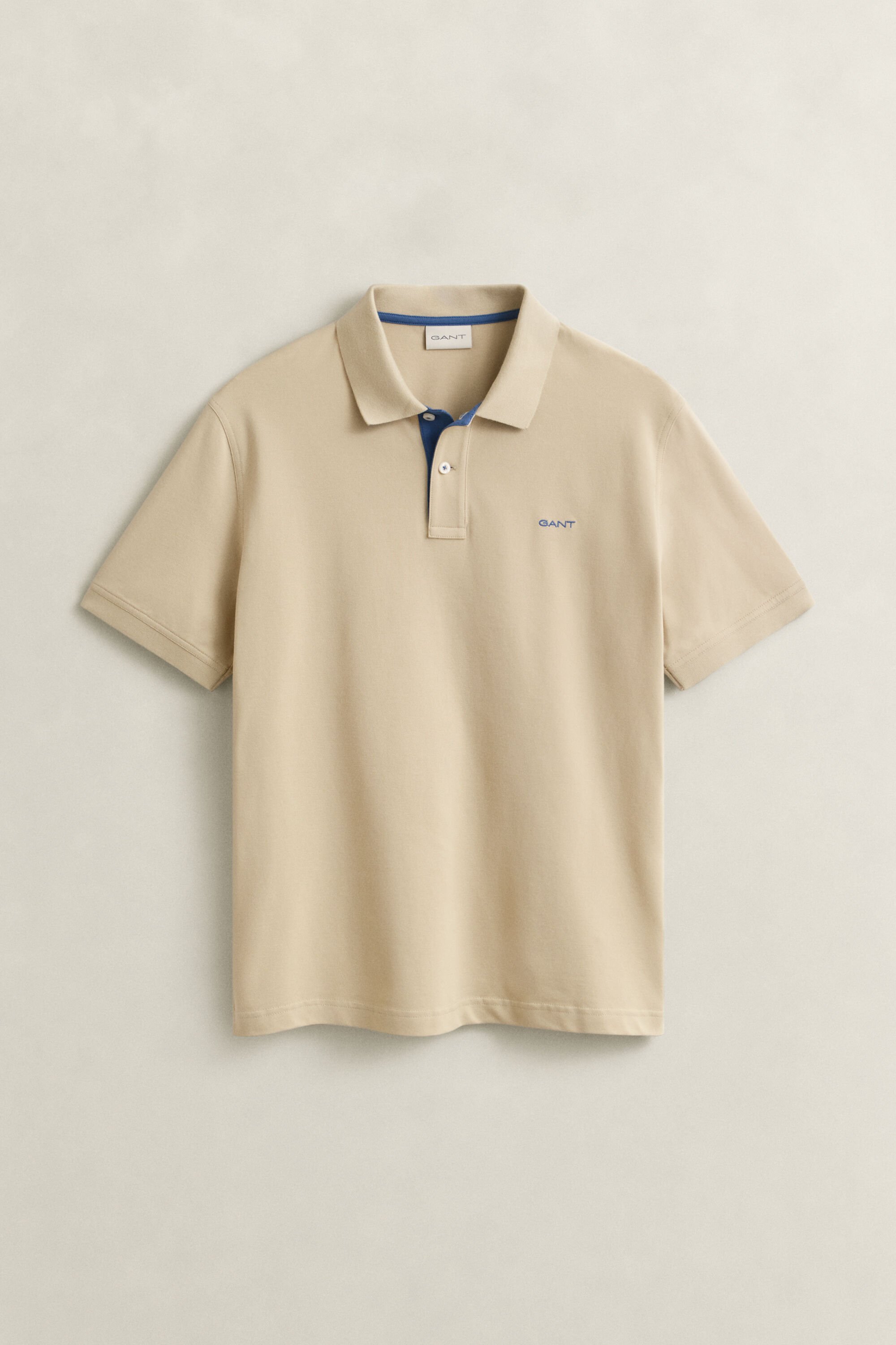 Contrast Piqué Polo Shirt