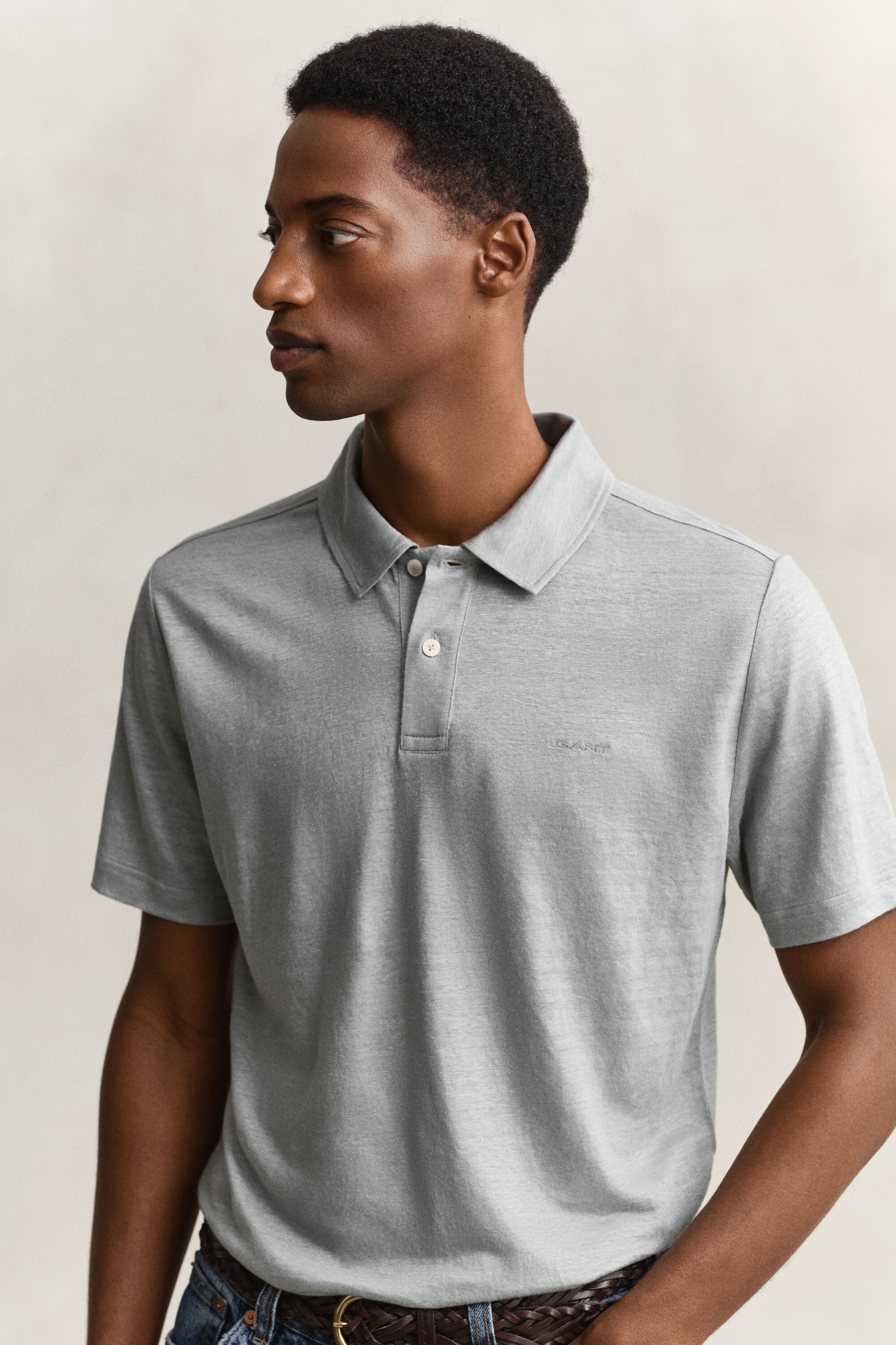 Linen Polo Shirt