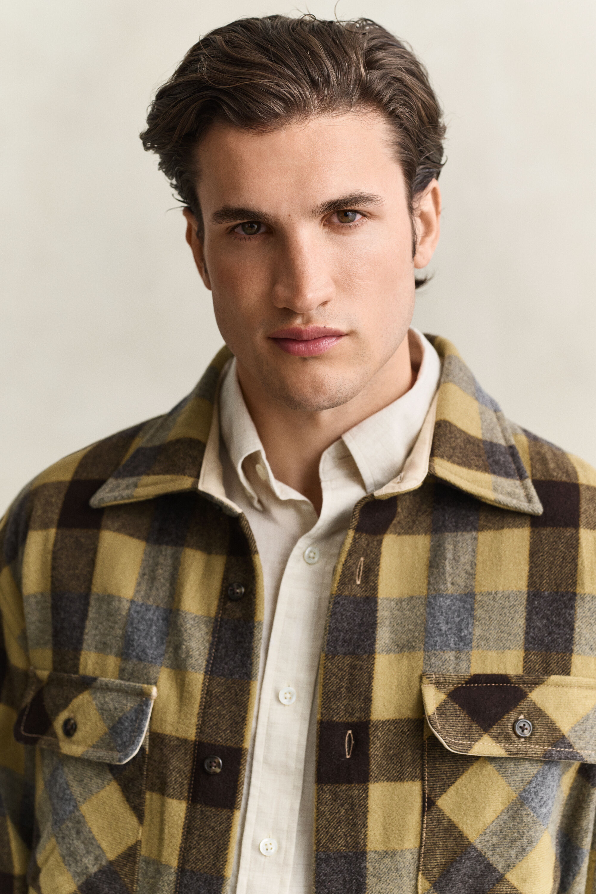Checked Wool Shirt