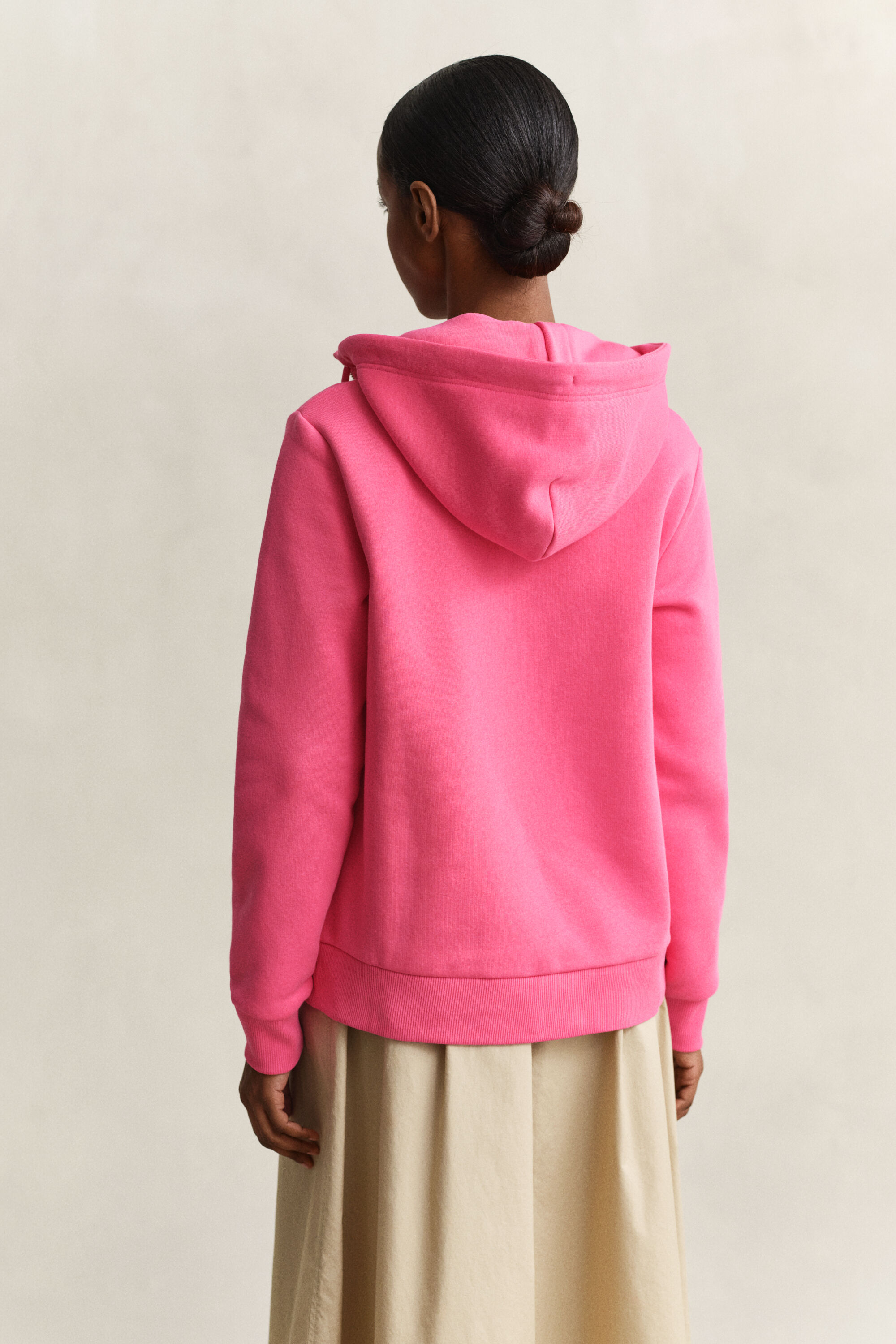 Tonal Shield Zip Hoodie