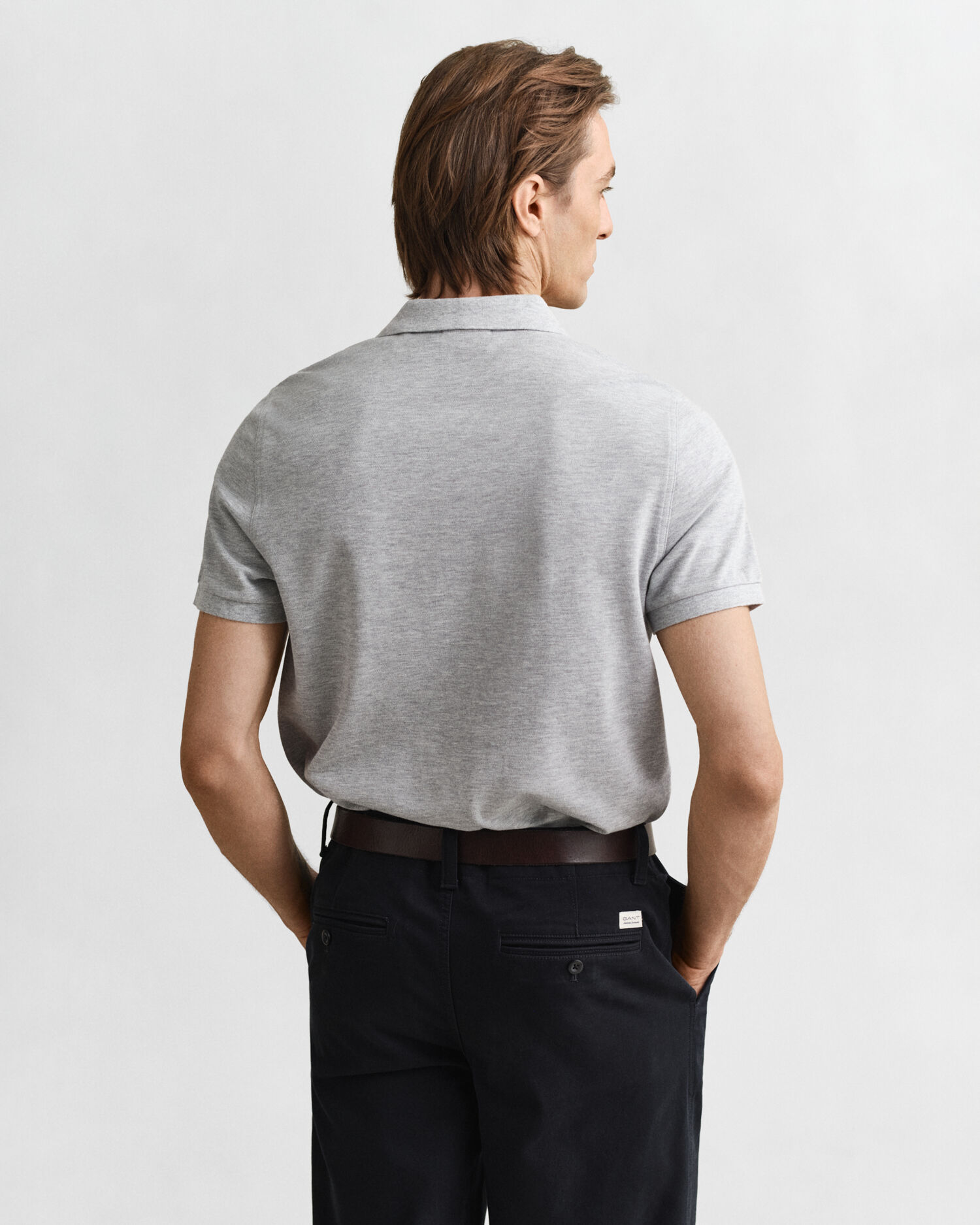 Classic Regular Polo Shirt — GREY MELANGE