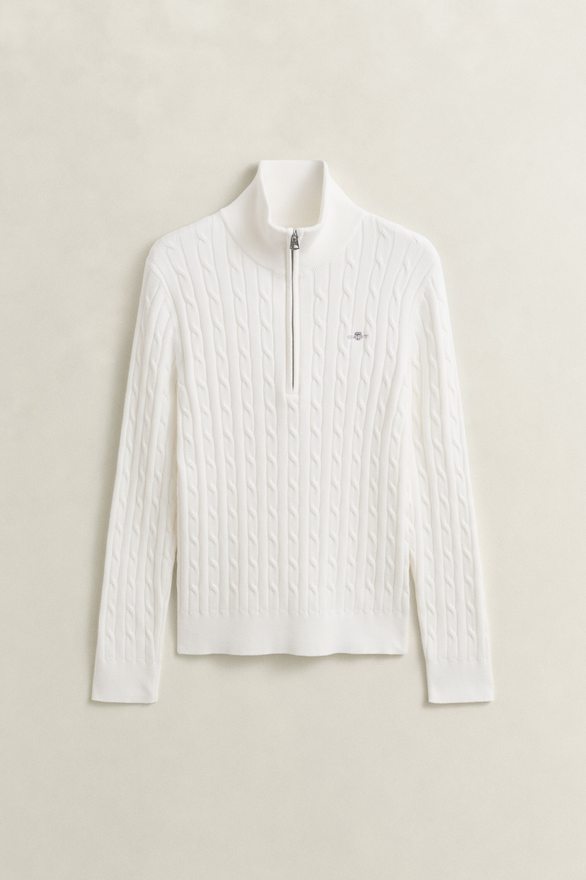 Cable Knit Half-Zip Sweater