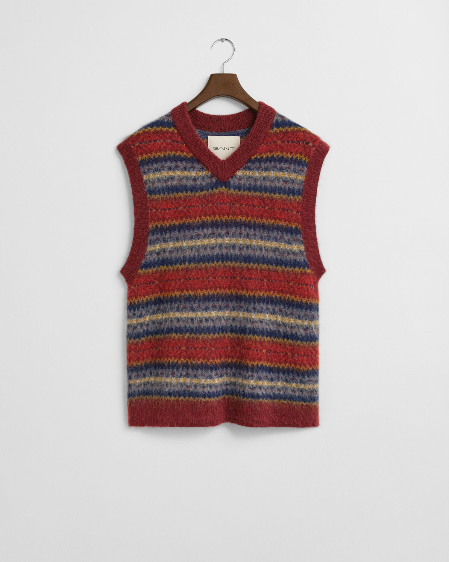 Brushed Fair  Isle Vest