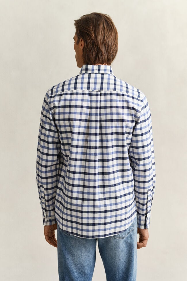Regular Fit Checked Oxford Shirt