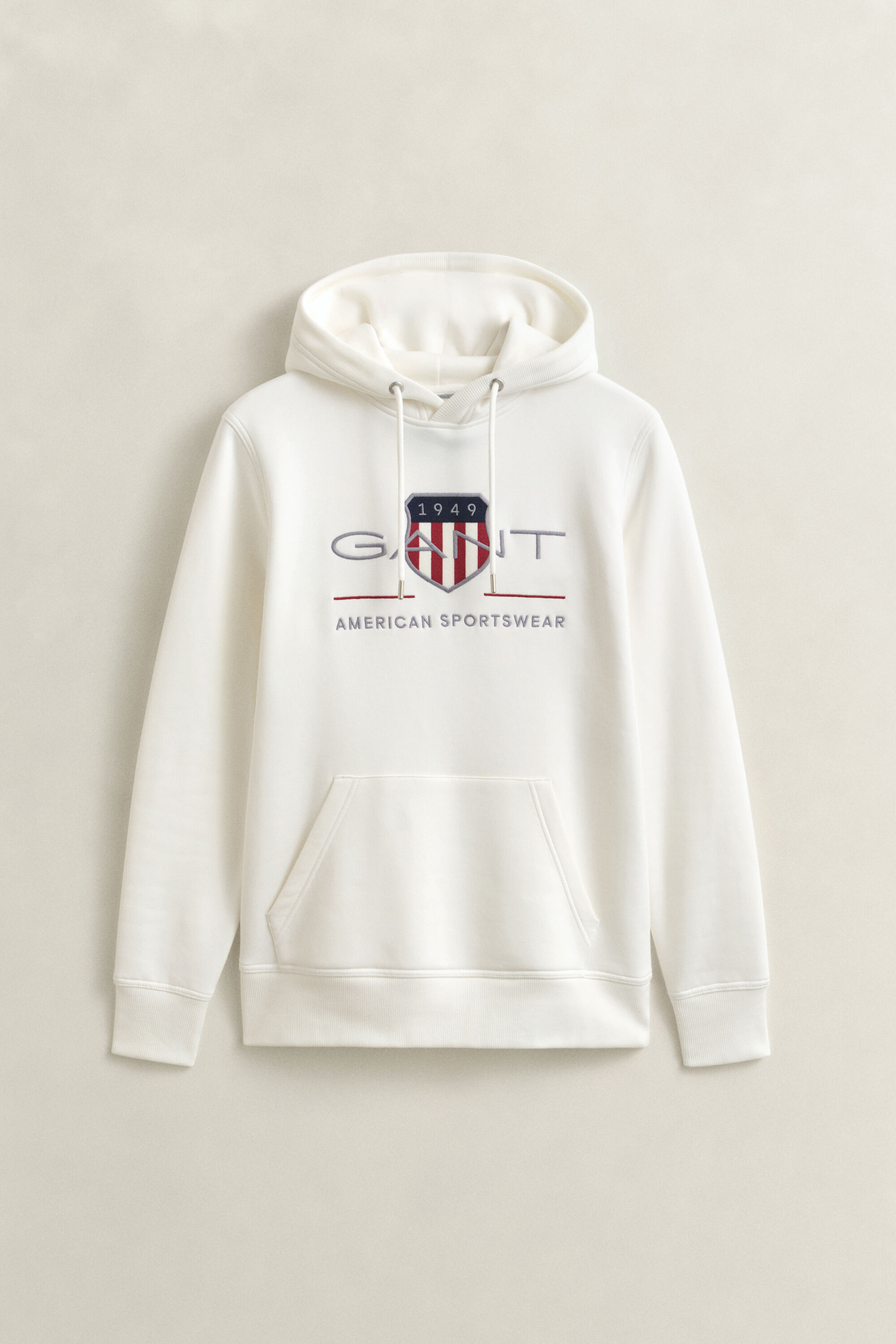 Archive Shield Hoodie — EGGSHELL