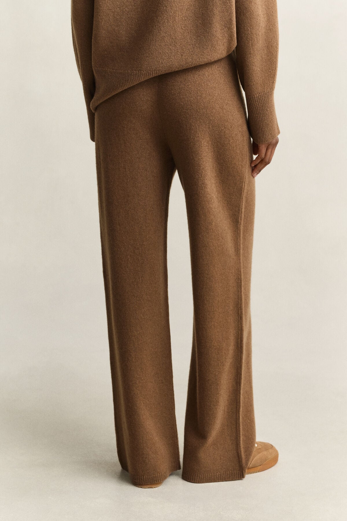Wool Cashmere Blend Pants — WARM KHAKI