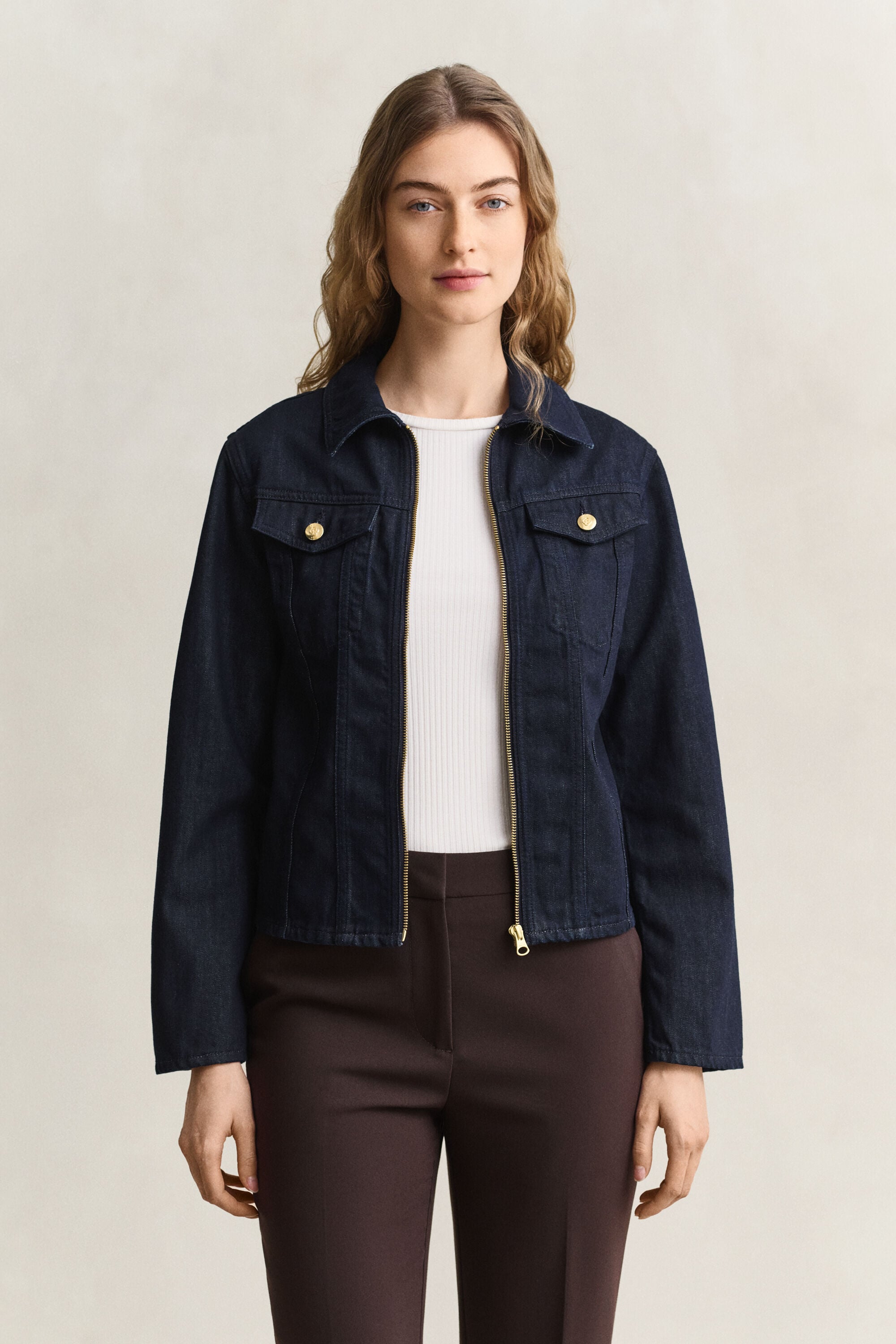 Fitted Denim Jacket